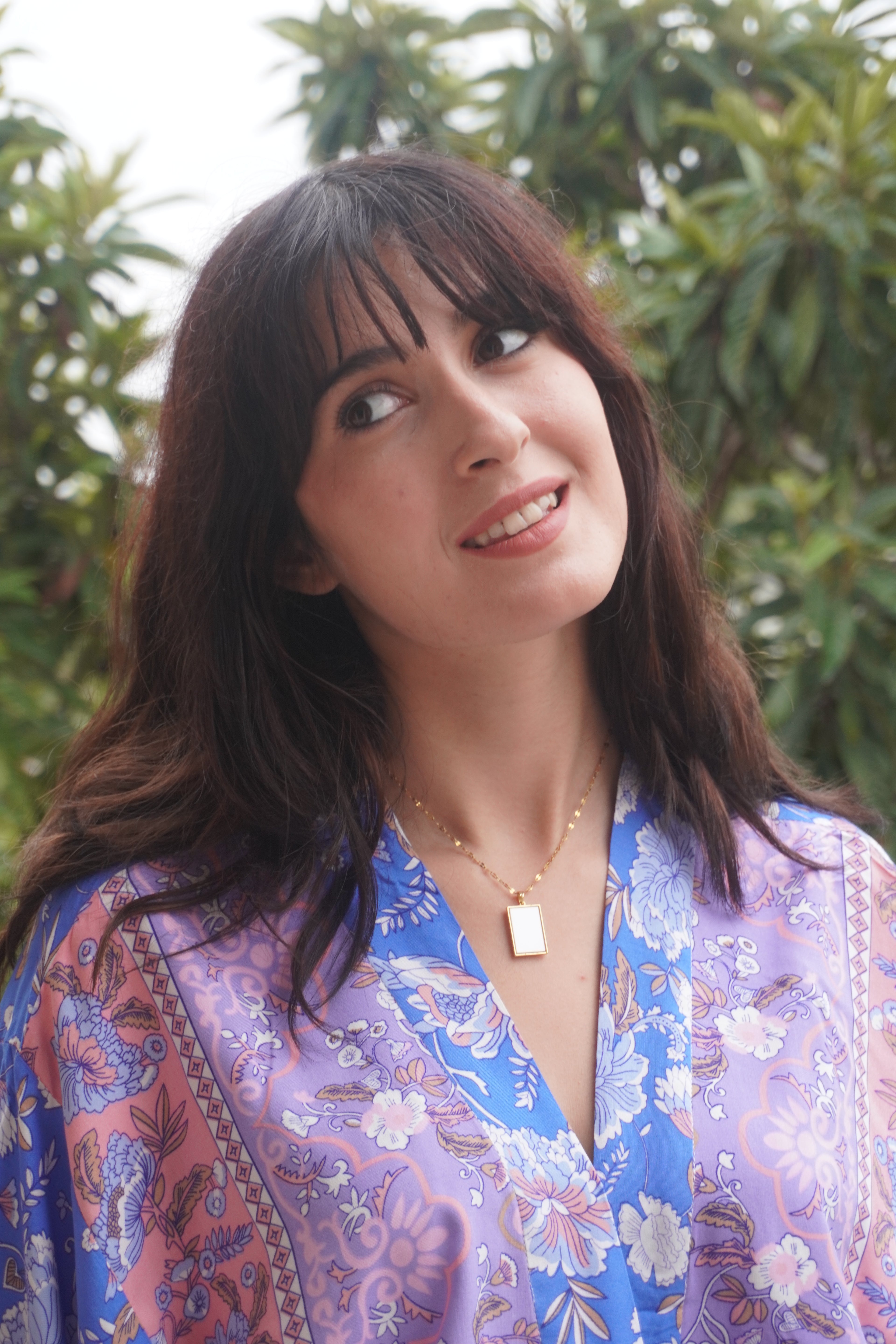 Batik Koleksiyon Vintage Kimono Bluz – Çiçek Desenli